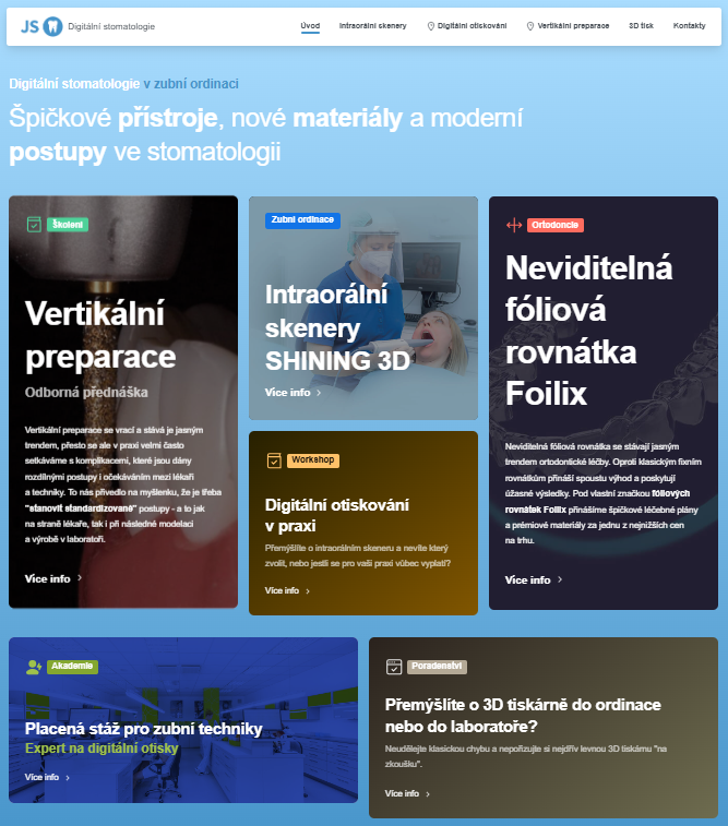 Informační portál Digitální stomatologie