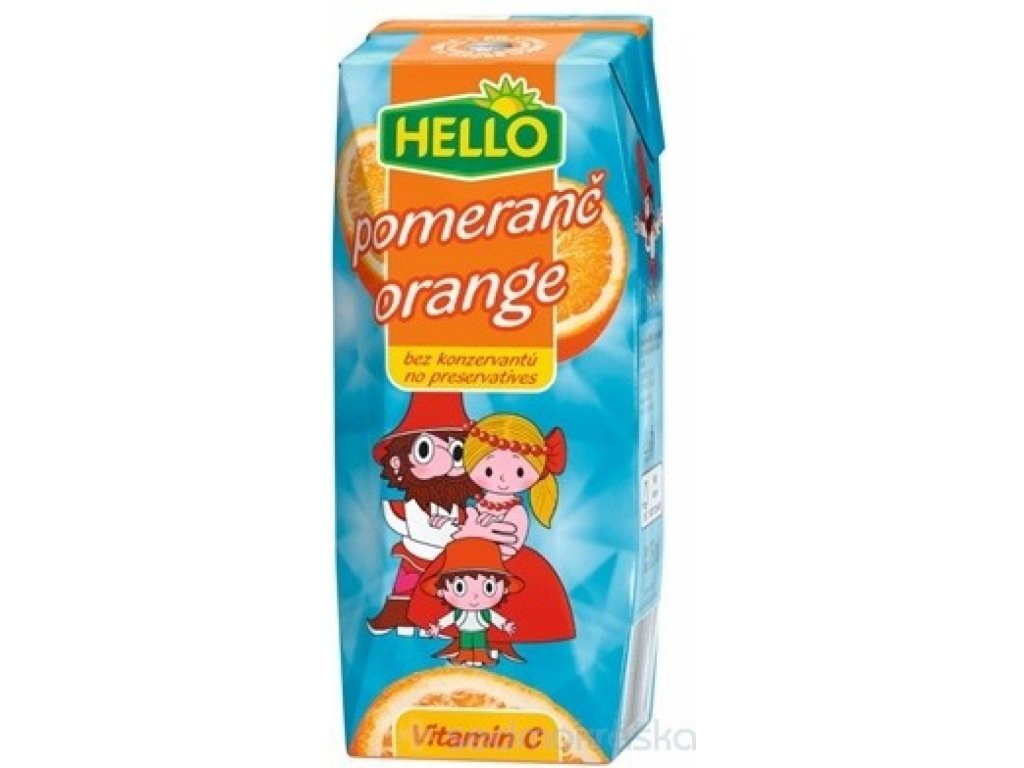 Hello pomaranč 0,25l
