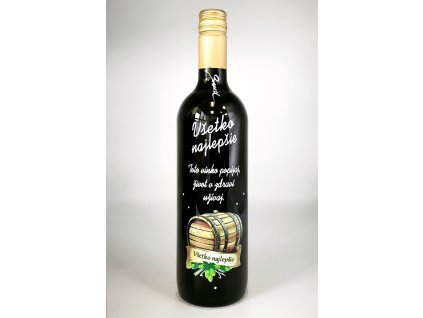 Dekoračné víno všetko naj. 2 0,75l