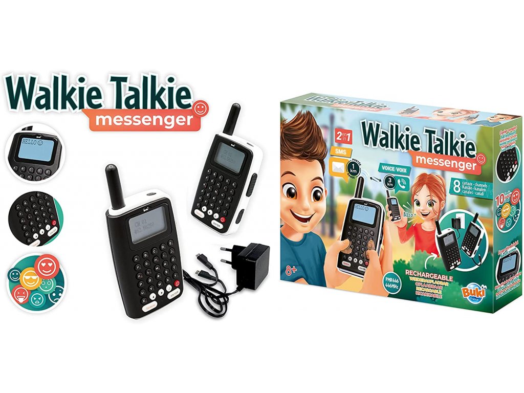 Talkie Walkie Rechargeable - TW02 - BUKI France 
