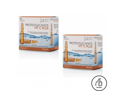Praxis Duo Proteoglicanos s vitamínem C PLUS 2x 24 amp