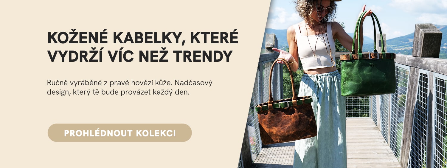 KOŽENÉ KABELKY, KTERÉ VYDRŽÍ VÍC NEŽ TRENDY