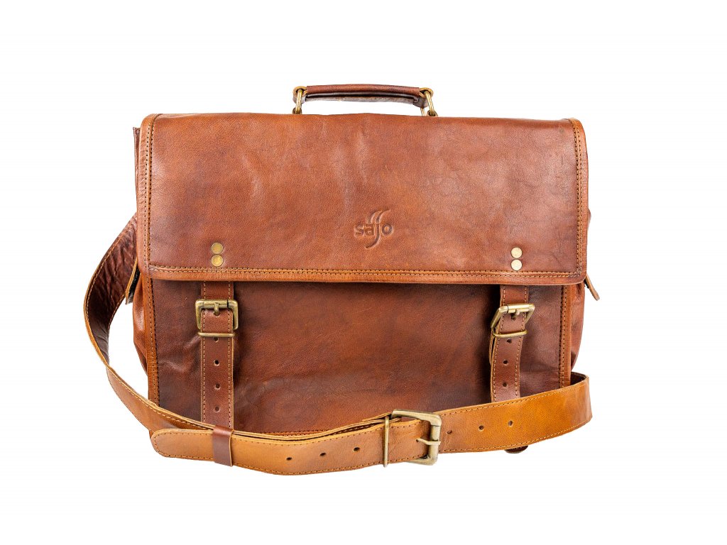 Kožená brašna, messenger bag