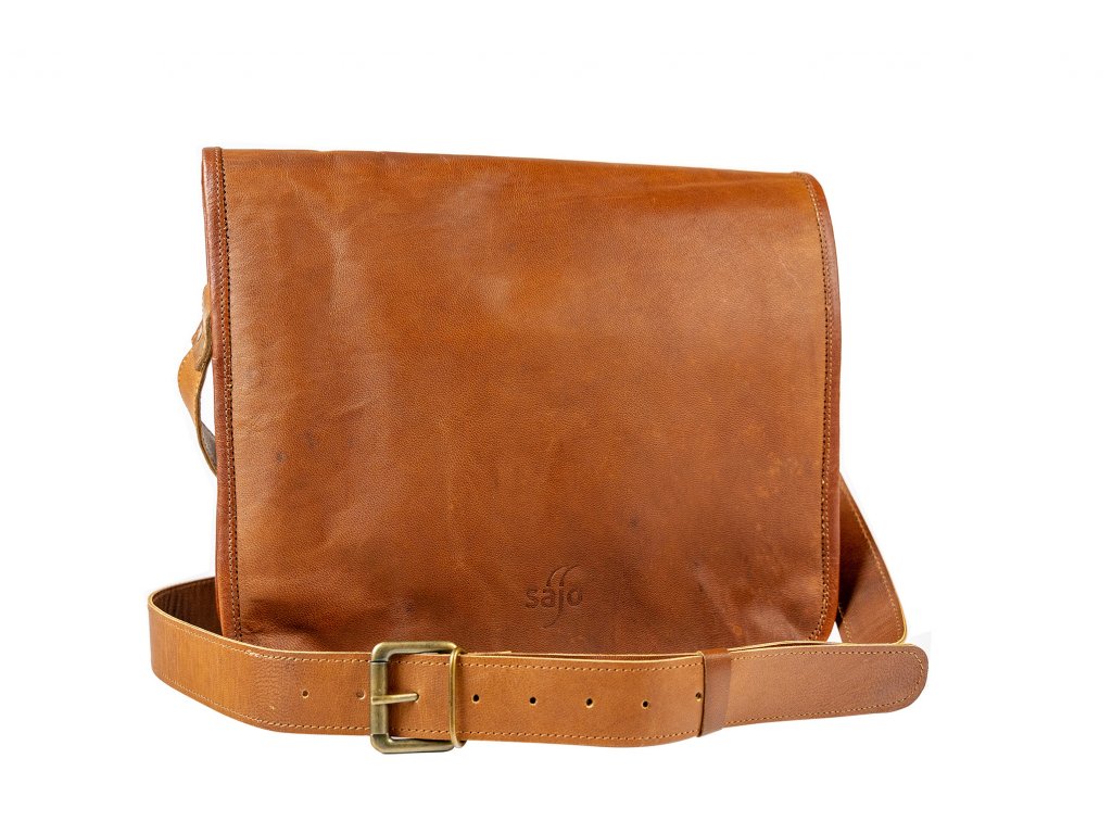 Kožená brašna, messenger bag