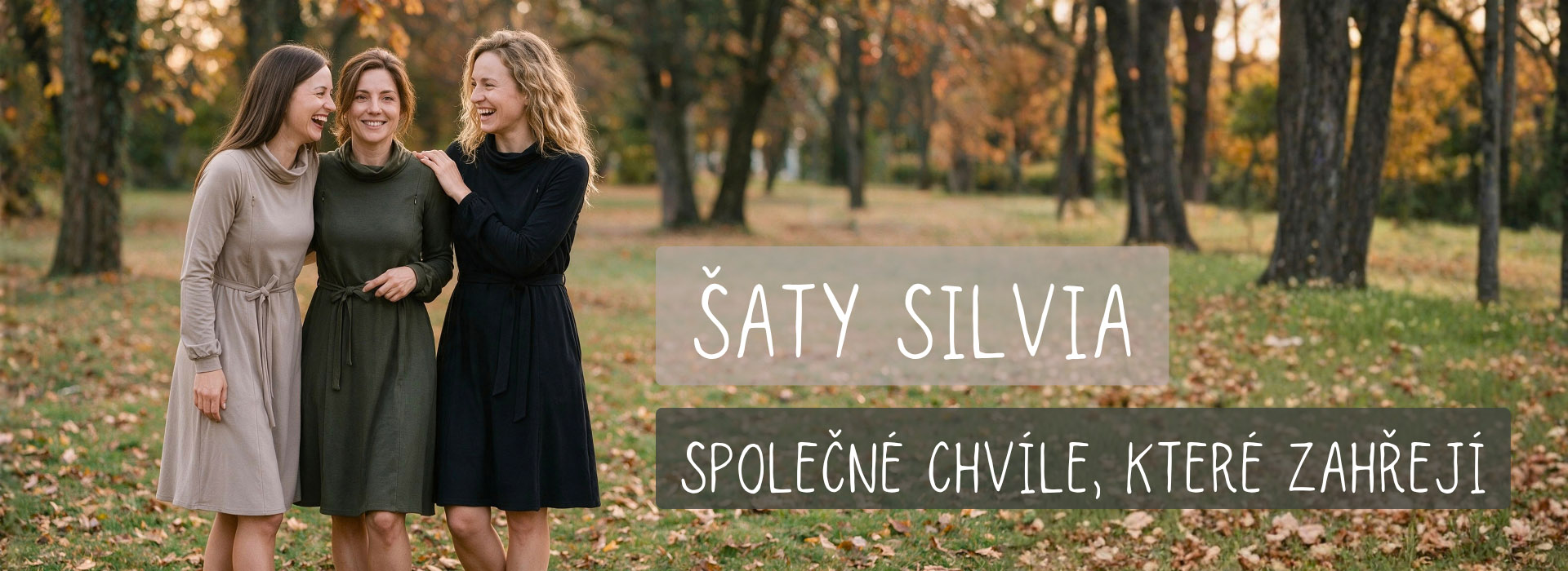 Univerzální celoroční šaty Silvia | Jsem máma