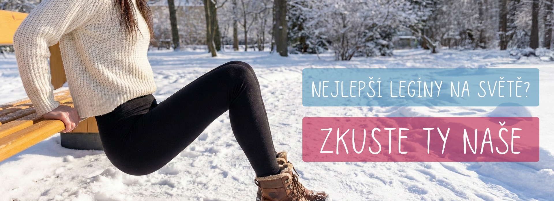 Bavlněné legíny s vysokým pasem - klasické, střední, prodloužené