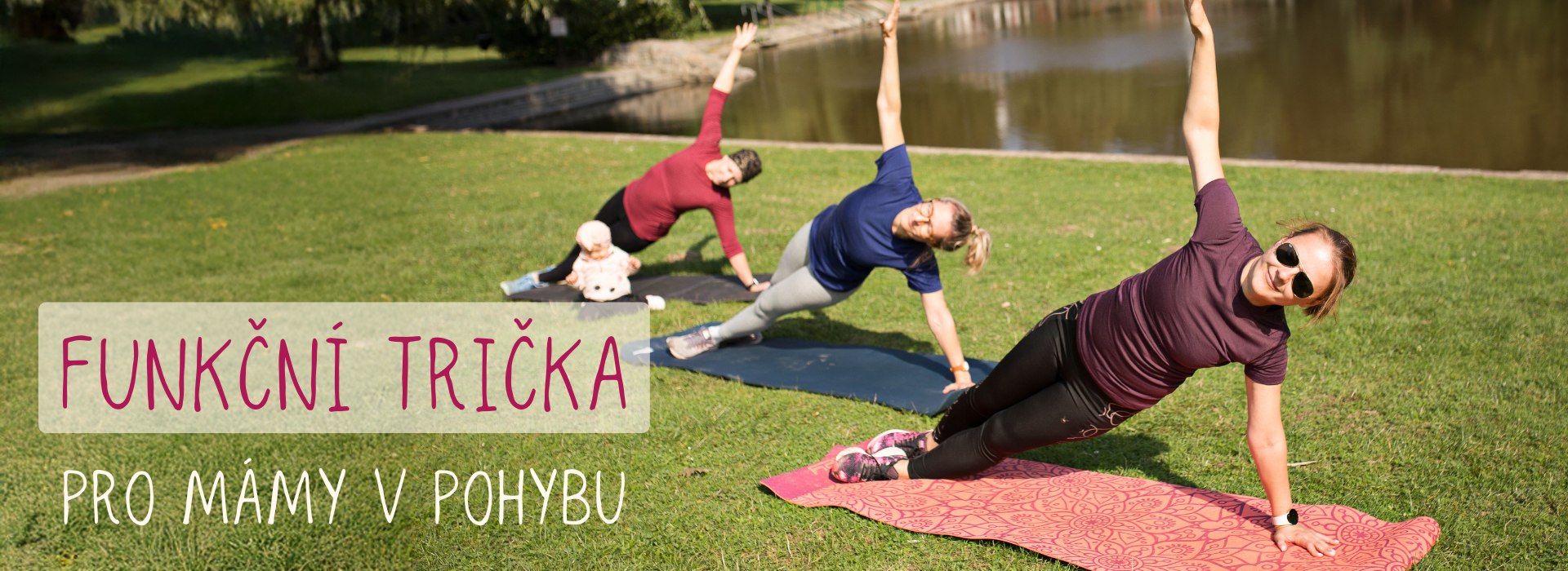 Kojicí funkční trička pro mámy v pohybu