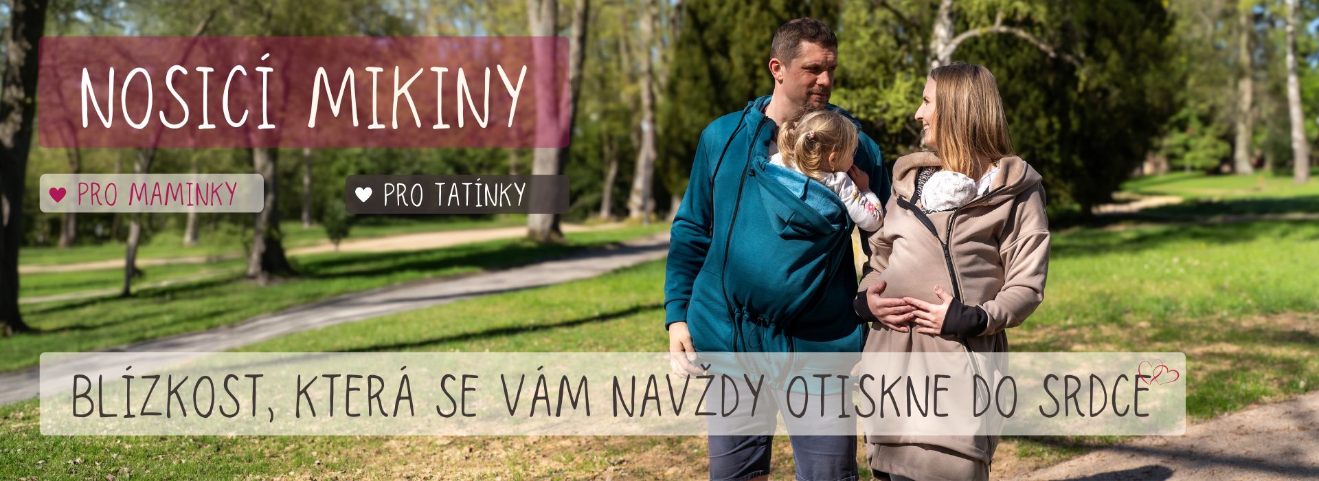 Nosicí mikiny do každého počasí | Jsem máma