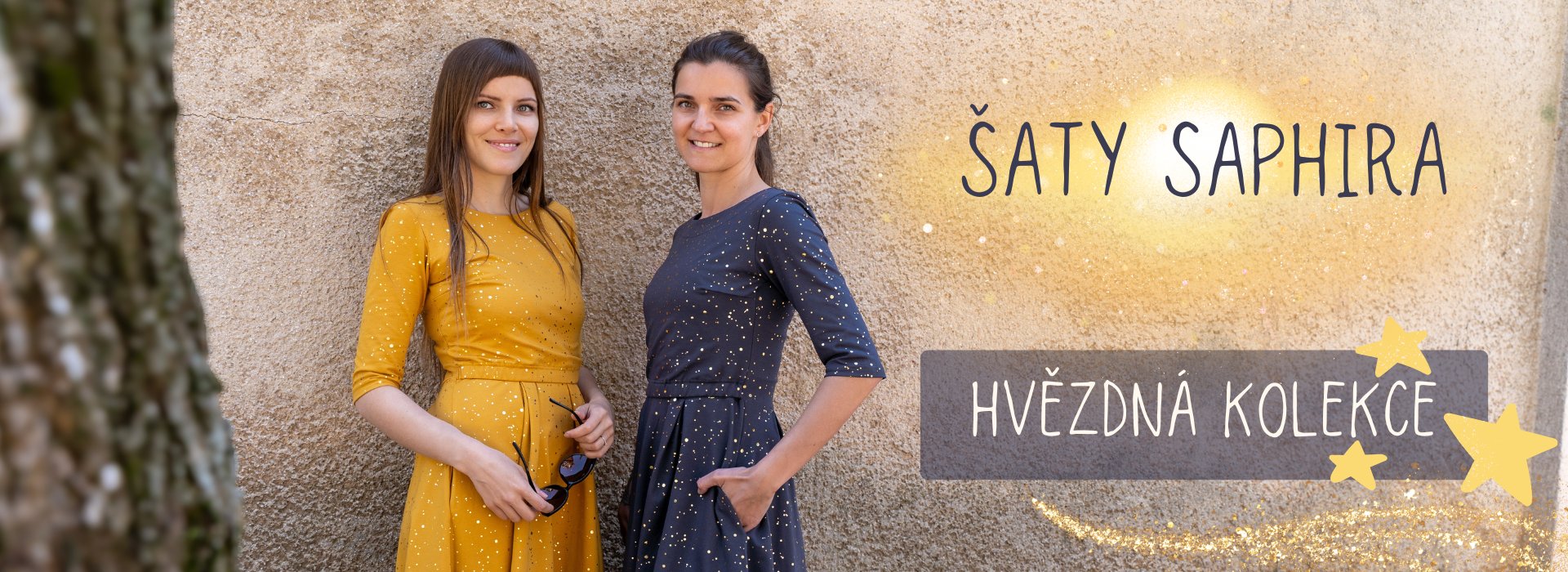 Kojicí šaty Saphira – hvězdná kolekce