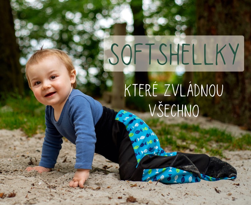 Dětské softshellové kalhoty