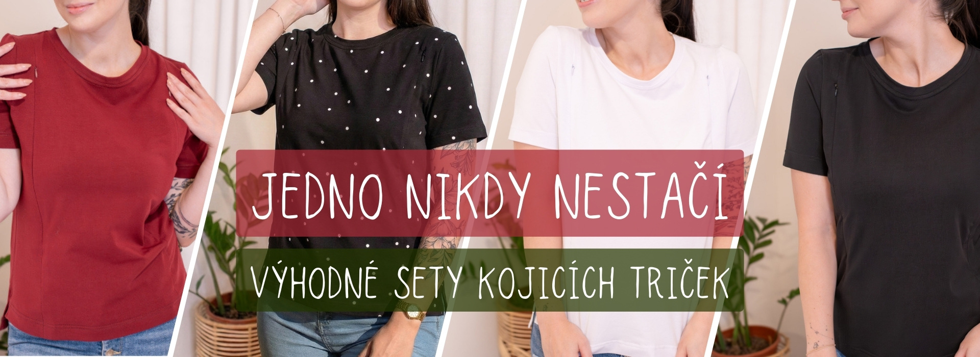Kojicí trička – výhodný set | Jedno nikdy nestačí