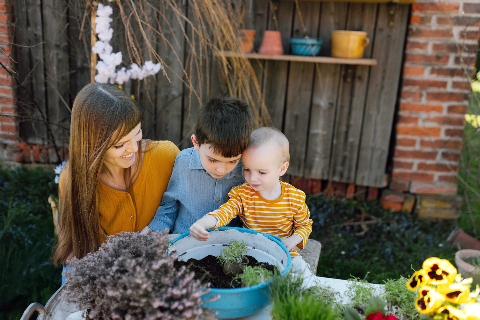 Fotka majitelky s rodinou