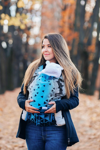 Ergonomické nosítko Be Lenka 4ever Triangl Safír