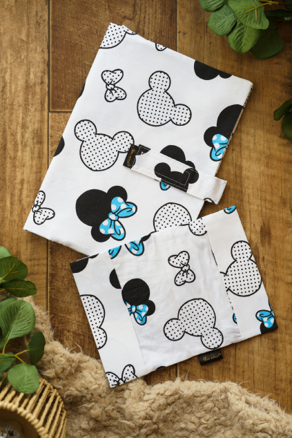 Plenkovník a obal na očkovací průkaz Mickey (sada 2 ks) II.jakost
