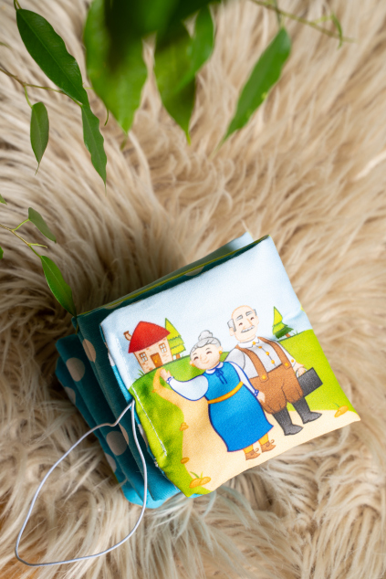 Látkové leporelo, klasické pohádky pro nejmenší | pohádka o Budulínkovi | Jsem máma