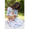 Kojicí šaty Jsem máma, luční kvítí, LIMITOVANÁ EDICE, s miminkem