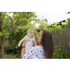 Kojicí šaty Jsem máma, luční kvítí, LIMITOVANÁ EDICE, miminko