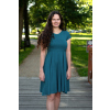 Bambusové kojicí šaty zelené modré na svatbu společenské na křtiny