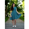 Bambusové kojicí šaty zelené modré na svatbu společenské na křtiny