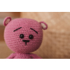 Háčkovaný medvídek, plyšová hračka, miminka, do postýlky