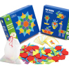 Dřevěné Montessori puzzle (130 dílků)