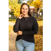 Dámský kojící svetr černý zavinovací bambus