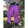 Dětské softshellové kalhoty, fialové