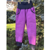 Dětské softshellové kalhoty, fialové