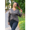 Dámský bambusový zavinovací top – grafitově šedýxxlarge