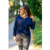 Dámský bambusový zavinovací top – tmavě modrýxxlarge
