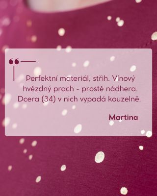 Z takových recenzí máme obrovskou radost. ❤️ Jsme rádi, že vám naše šaty sluší! 🙏 🔗...