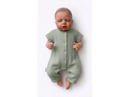 Mušelínový overál BREEZE-SOFT MINT