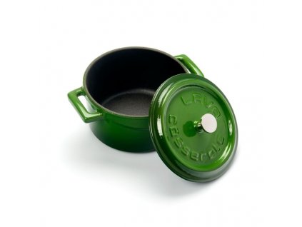 LAVA METAL Litinový mini hrnec kulatý 10 cm - zelený