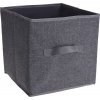 Koopman Úložný box textilní šedý 30x30cm