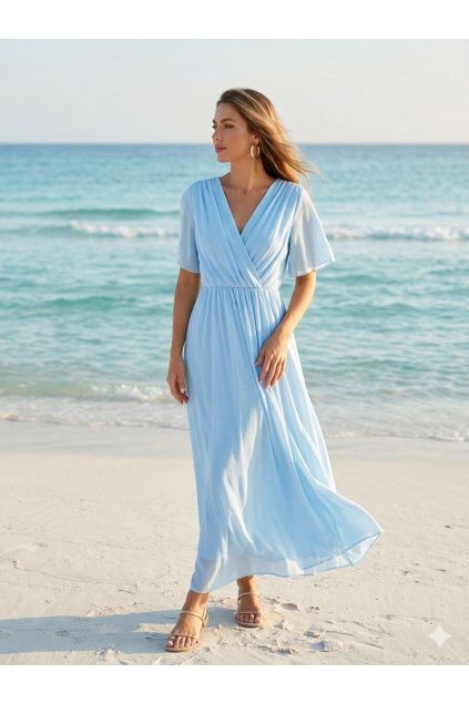 robe maxi fluide eva l elegance solaire bleu ciel 6a0b1f03348b4