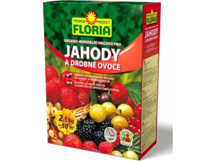 AGRO FLORIA Organominerální hnojivo pro jahody a ovoce 2,5 kg