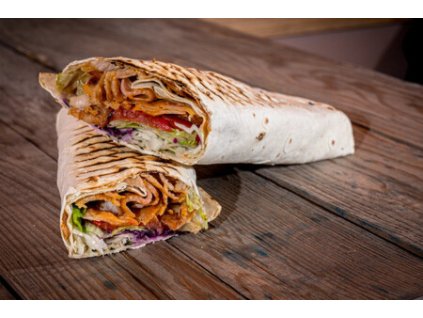 Kebab - 8. Dürum kebab speciál (bez zeleniny)
