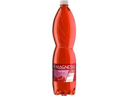 Magnesia Red 1,5 l jemně perlivá s příchutí maliny