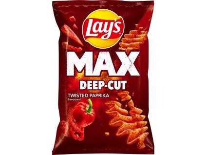 5 - Lay's Chipsy Max Deep Cut Paprika 55g
