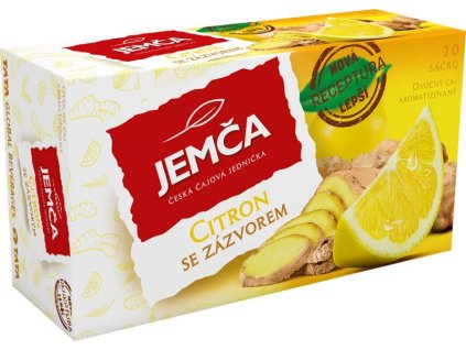 38 - Jemča Čaj ovocný citron se zázvorem 20x2g