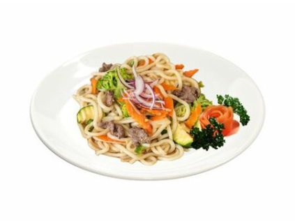 U Koníčka - 30a. Smažené UDON nudle s kuřecím masem