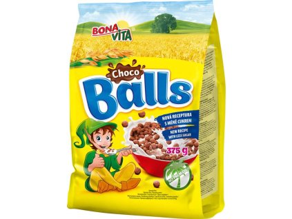 33 - Bona Vita Choco Balls cereální kuličky s kakaem 375g