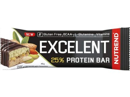 30 - Excelent Proteinová tyčinka madle+pistácie 40g