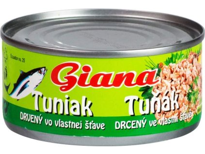 11 - Giana Tuňák drcený ve vlastní šťávě 170g
