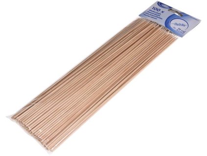 8 - Gastro Dřevěné špejle hrocené 30cm 100ks