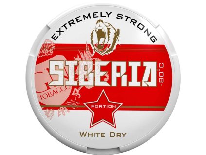 Siberia -80°C White Dry Tabák žvýkací 13g