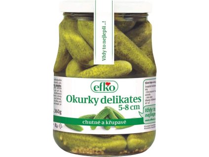 11 - Efko Okurky delikates 5-8 cm 720ml