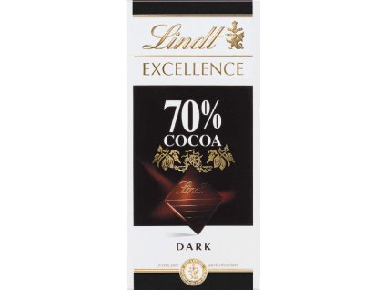 17 - Lindt Excellence Čokoláda hořká 70% 100g