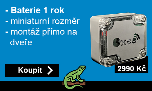 Oxee - Baterie 1 rok - mini rozměr - montáž přímo na dveře