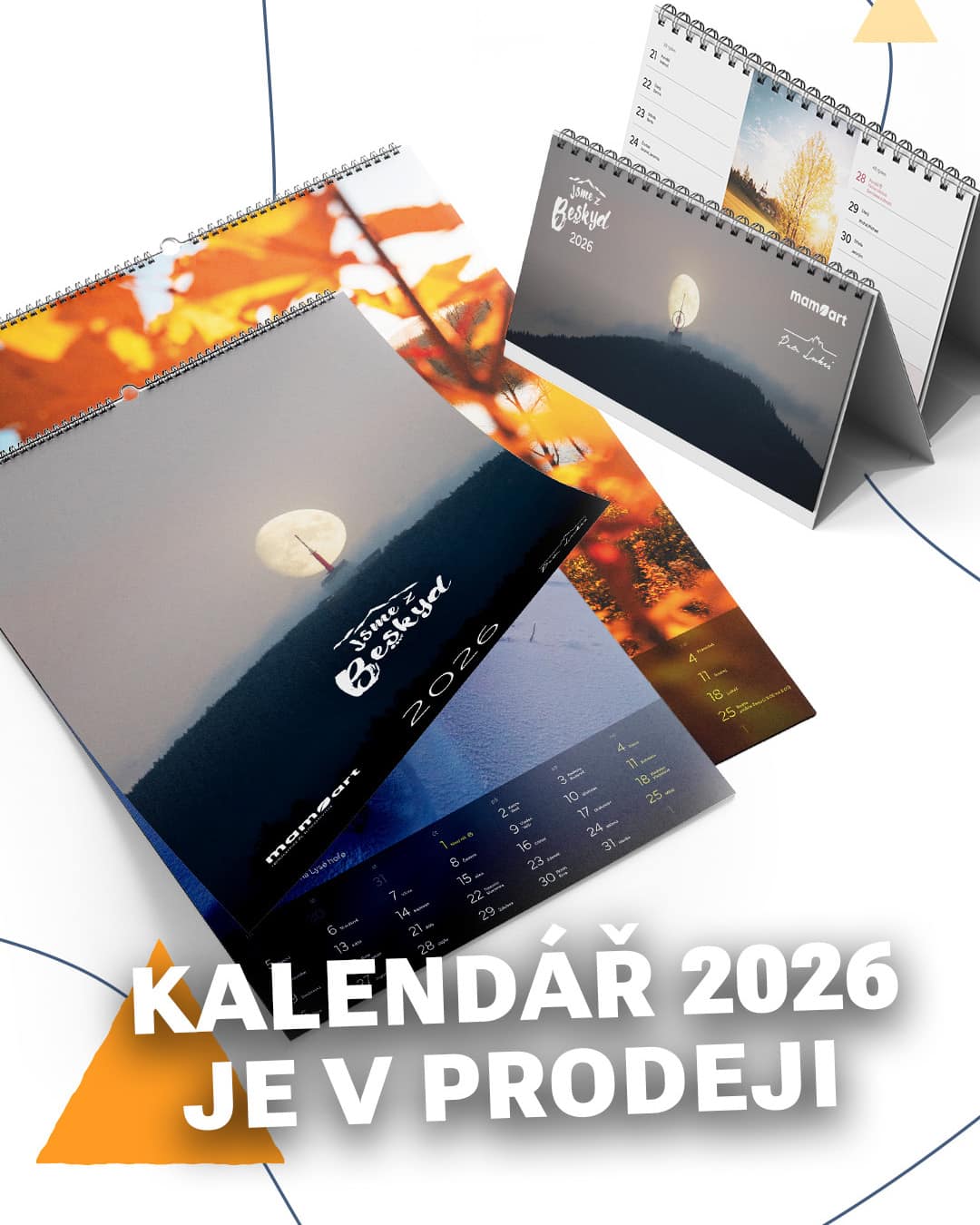 Kalendář Jsme z Beskyd 2026 levněji pro naše věrné zákazníky